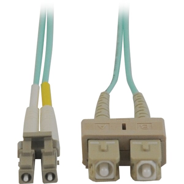 Tripp Lite Fiber Optic Cable, Dplx, MMF, 50, OM3, 2m - N816-02M