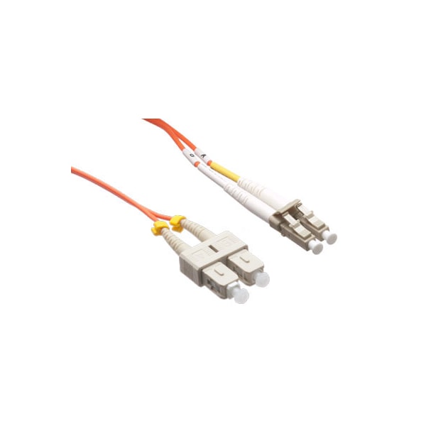 Axiom Axiom Lc/Sc Multimode Duplex Om2 50/125 Fiber Optic Cable 90M - Taa - AXG96897