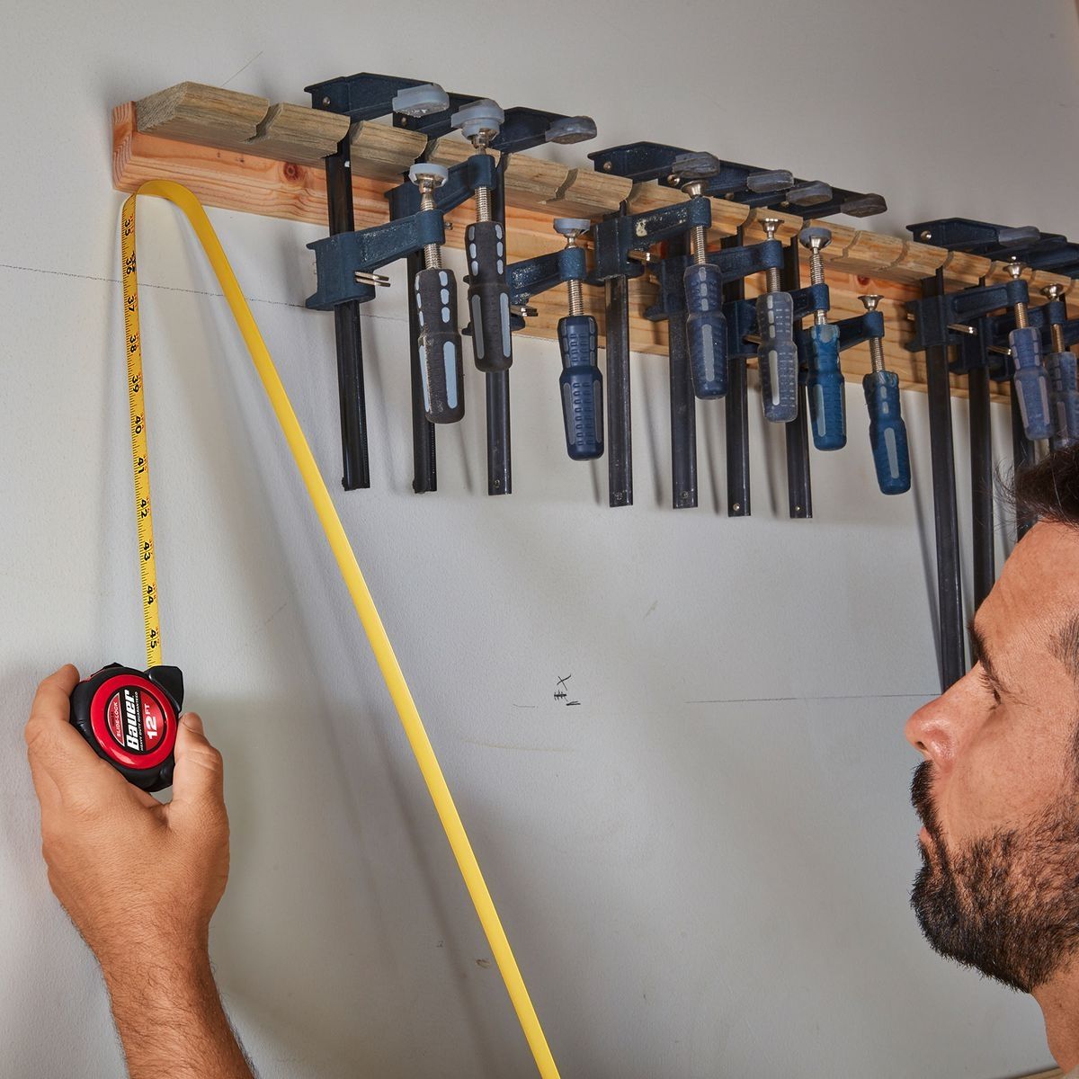 Cinta métrica deslizante Bauer de 12 pies x 5/8 pulgadas - 56674