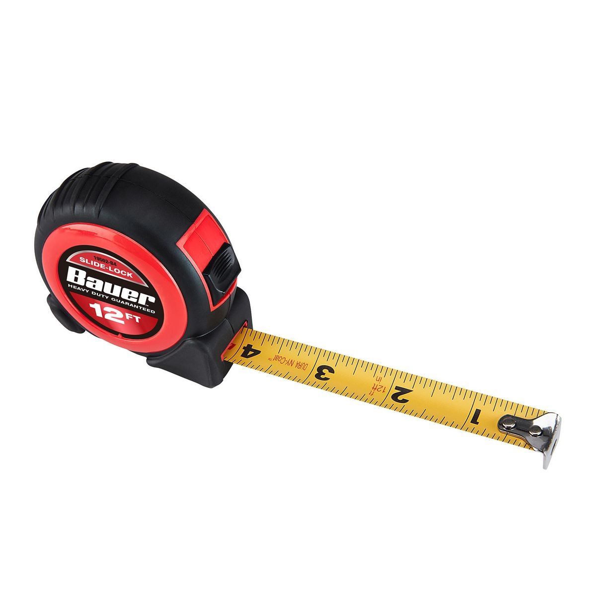 Cinta métrica deslizante Bauer de 12 pies x 5/8 pulgadas - 56674