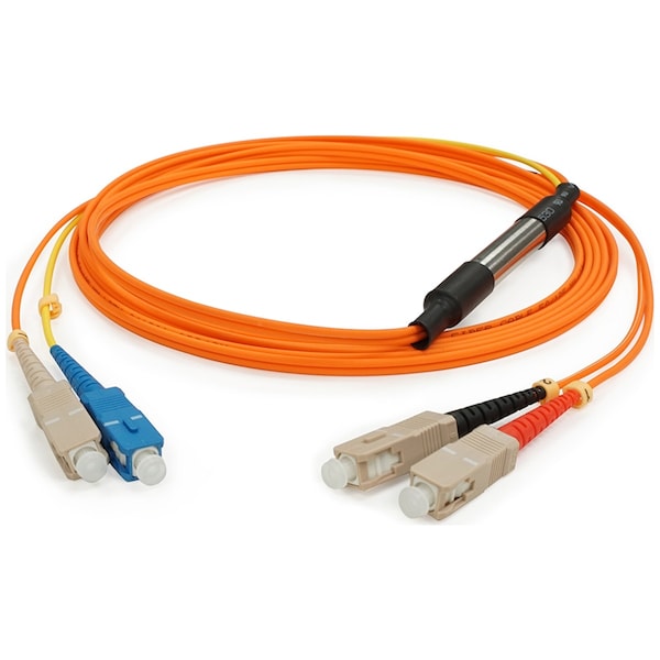 Add-On This Is A 2M Sc (Male) To Sc (Male) Orange Duplex Riser-Rated Fiber - ADD-MODE-SCSC6-2