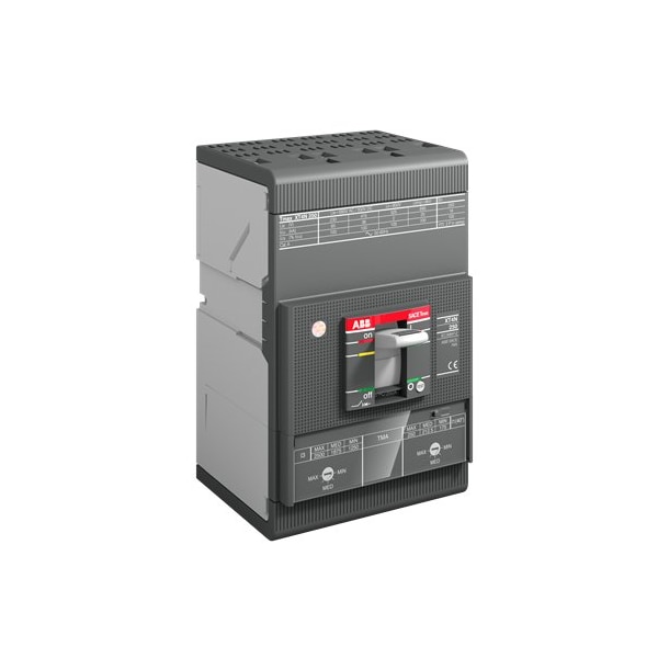 Abb Molded Case Circuit Breaker, XT4L Series, 225A, 3 Pole, 600V AC, 200kA - XT4LU3225MFF000XXX