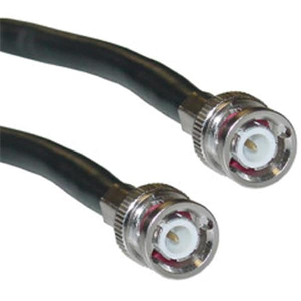 Cable Coaxial RG6 BNC CableWholesale 10X4-02106 Negro 6 pies