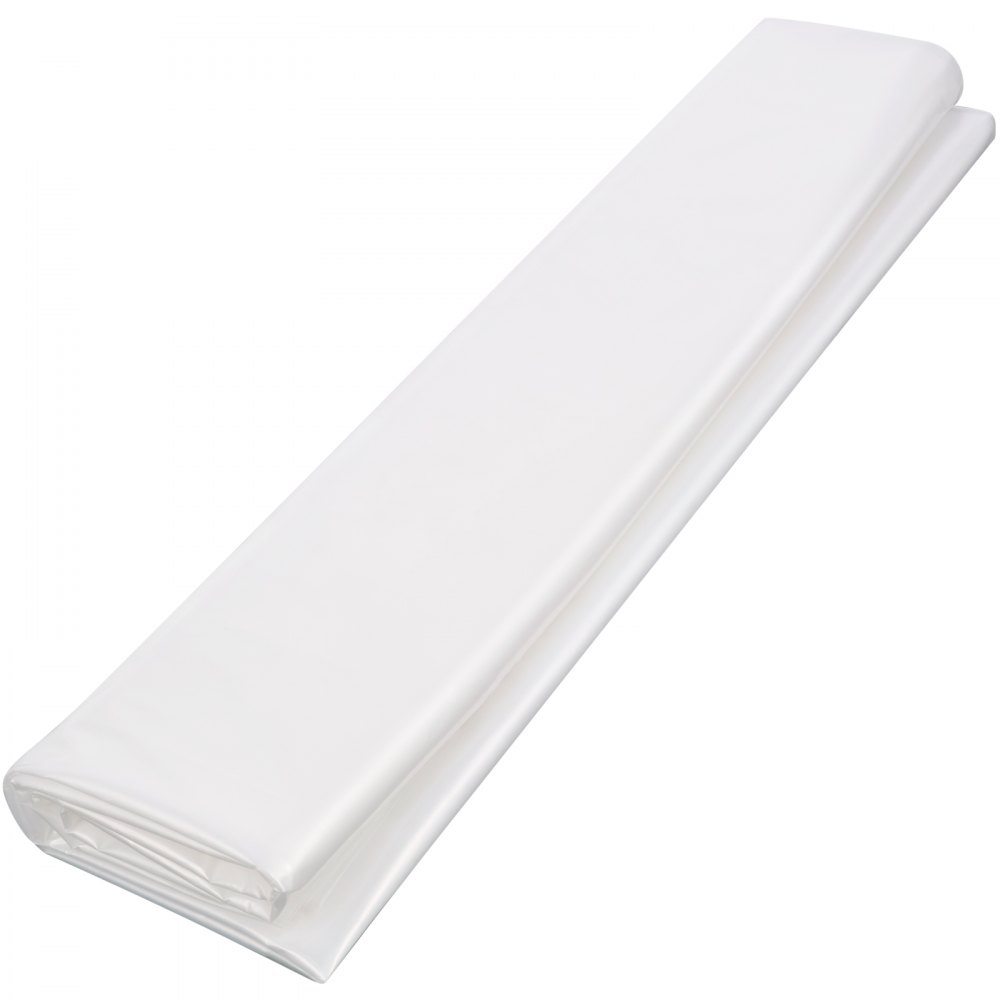 VEVOR Greenhouse Film, 10' x 100' Greenhouse Plastic Sheeting, 6 mil Thickness Suncover Greenhouse, 4 Year Clear Polyethylene Cover, UV Proof Farm Plastic Supply for Gardening, Farming and Agriculture - WSTM101006MILT1ISV0
