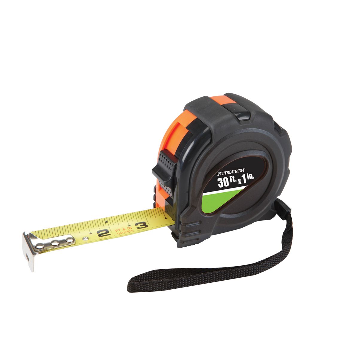 Cinta Métrica QuikFind de 30 pies x 1 pulgada con Carcasa de ABS en Pittsburgh - 62460.
