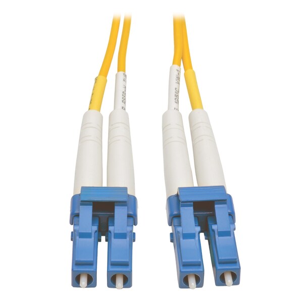 Tripp Lite Fiber Optic Cable, Dplx, SMF, 8.3, LC/LC, 15m - N370-15M