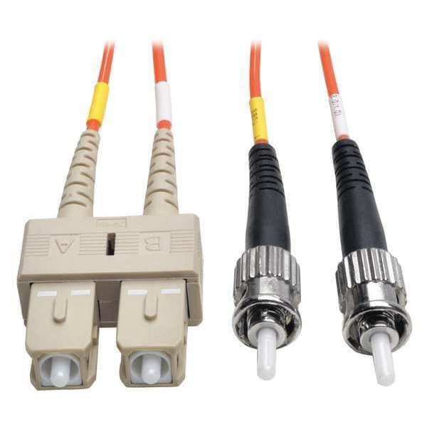 Tripp Lite Fiber Optic Cable, Dplx, MMF, 50, SC/ST, 6m - N504-02M