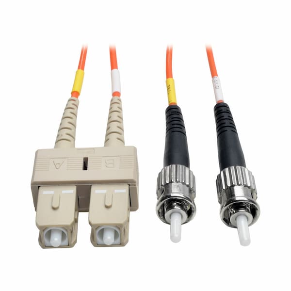 Tripp Lite Fiber Optic Cable, Dplx, MMF, 50, SC/ST, 6m - N504-02M