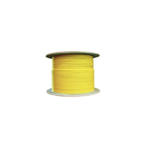 Swe-Tech 3C Plenum 6 Strand Ind/Outdoor Fiber Optic Cable, OS2 9/125 Singlemode, Yellow, 1000ft - FWT11E3-Y006NH
