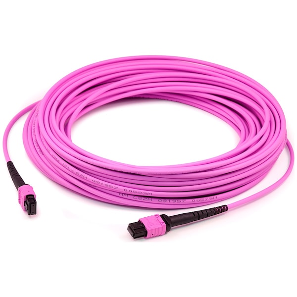 Add-On This Is A 50M Mpo (Female) To Mpo (Female) 12-Strand Aqua Crossover - ADD-MPOMPO-50M5OM4