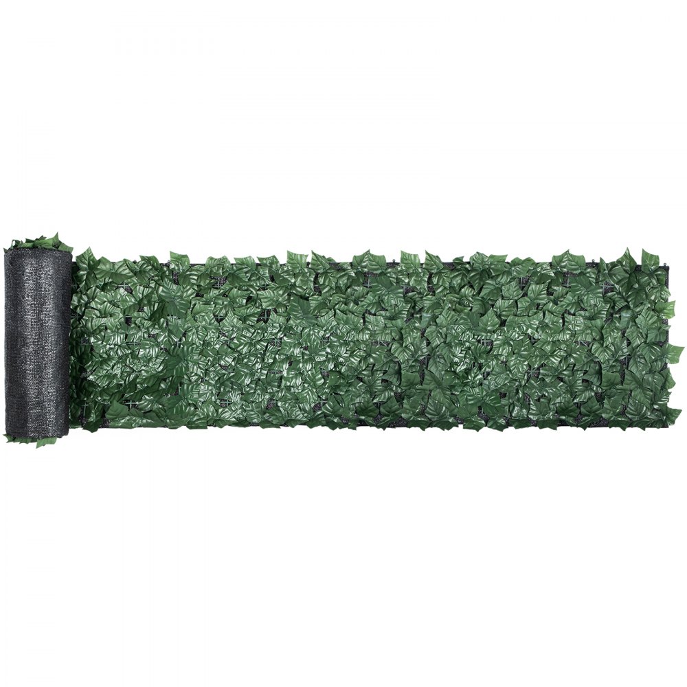 VEVOR Artificial Ivy Privacy Fence Screen, 39"x158" Ivy Fence, PP Faux Ivy Leaf Artificial Hedges Fence, Faux Greenery Outdoor Privacy Panel Decoration for Garden, Decor, Balcony, Patio, Indoor - RZZWWLYC39158C1GMV0