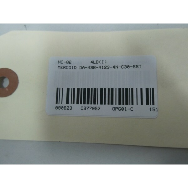 Interruptor Mercoid de 50-150F 120/240V-AC - DA-438-4123-4N-C30-SST