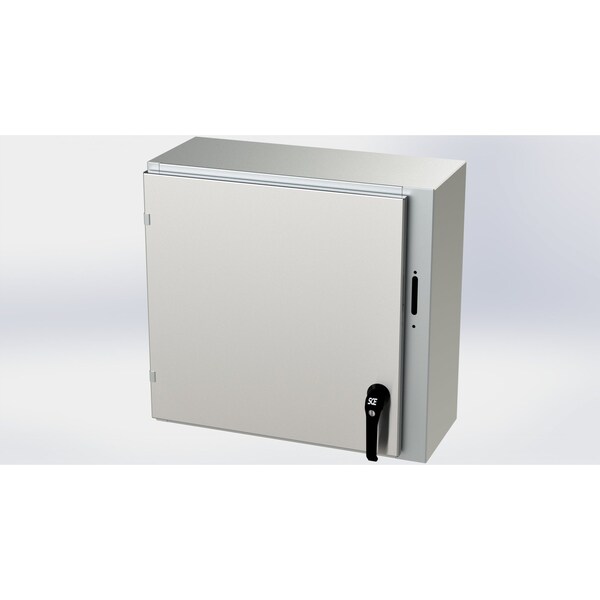 Saginaw Control & Engineering 304 Stainless Steel Electrical Enclosures, 24 in H, 10 in D, 25.38 in W, NEMA 3R, 4, 4X, 12, 13 - SCE-24XEL2510SSLP