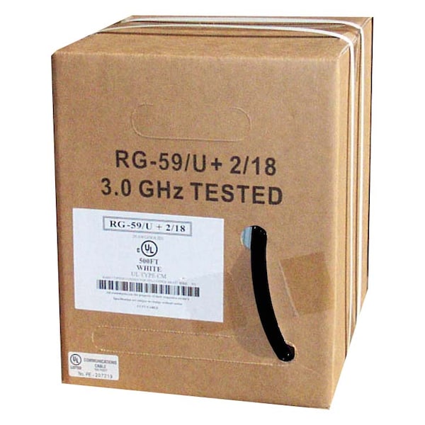 Bestlink Netware RG59 w/2x18AWG Power- 500ft- Black CM - 202609BK