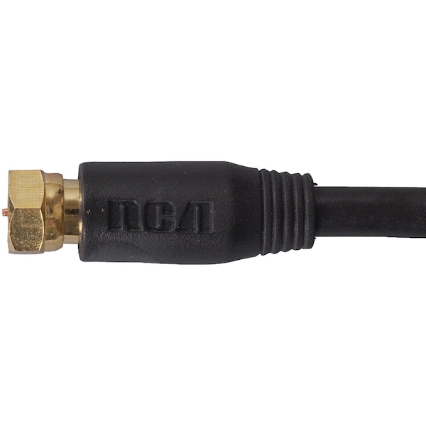 Rca RG6 25 ft. Coaxial Cable (Black) - VH625R