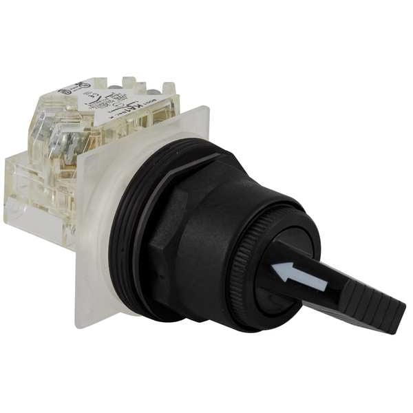 Interruptor selector no iluminado Schneider Electric, palanca externa de 30mm - 9001SKS43FBH1