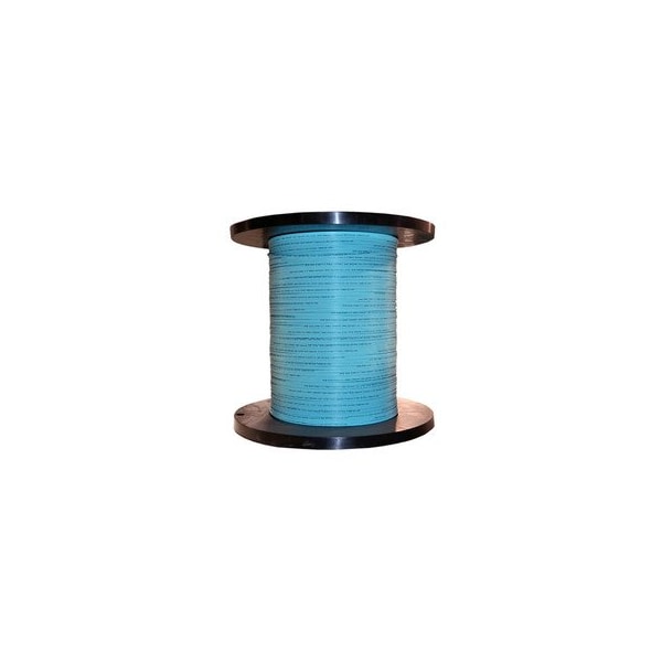 Cable de fibra óptica de distribución interior Swe-Tech 3C 2 fibras, 50/125, Corning ClearCurve OM4, 10 Gbit, Aqua, 1000ft - FWT10F2-402NH