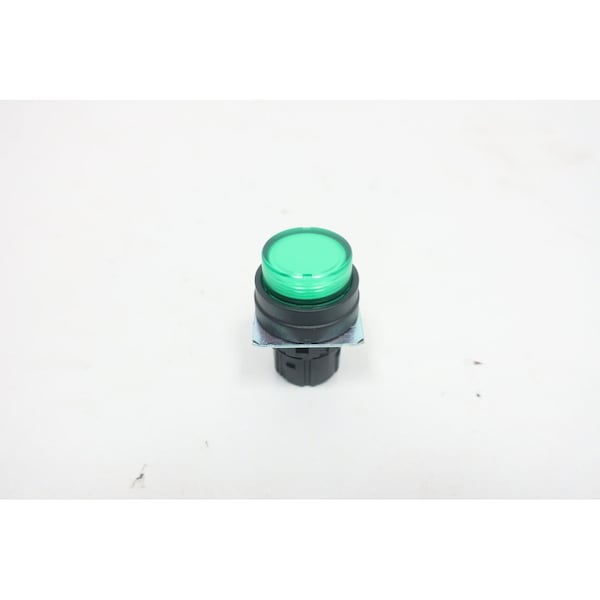 Caja de 10 botones pulsadores iluminados en verde de Omron - A22NZ-BPM-TGA