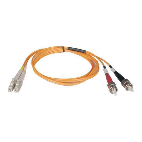 Tripp Lite Fiber Optic Cable, Dplx, MMF, 50, LC/ST, 16m - N518-05M