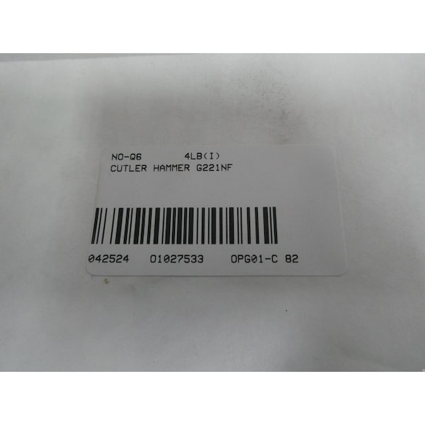 Eaton Cutler-Hammer INTERRUPTOR DE SEGURIDAD DE 2P 30A AMP 120/240V-CA INTERRUPTOR DE DESCONECTE NO FUSIBLE - G221NF