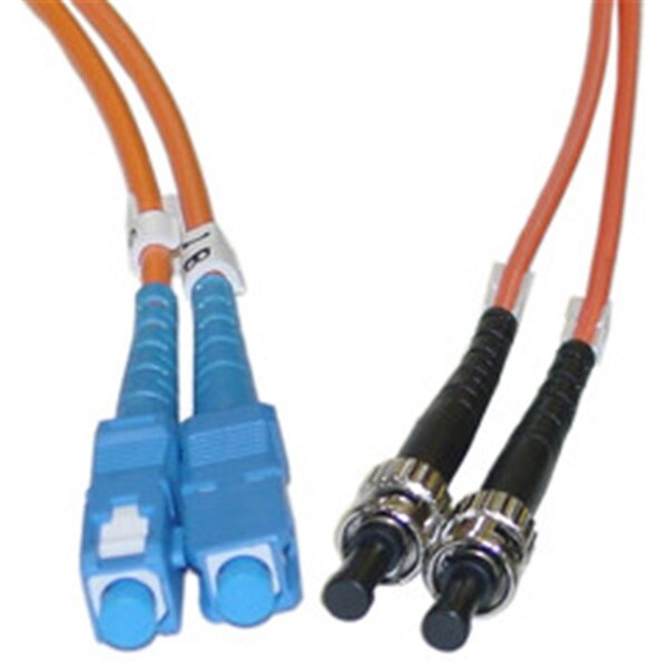 Cable Wholesale Fiber Optic Cable SC ST Multimode Duplex 62.5-125 3 meter 10 foot - SCST-11103