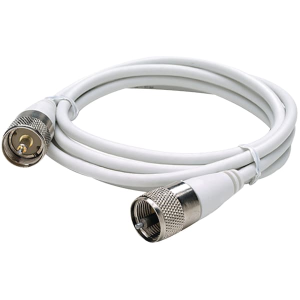 Seachoice 10' RG58UCoaxial Antenna Cable Assembly, w/PL259 Fittings on Both Ends - 19761