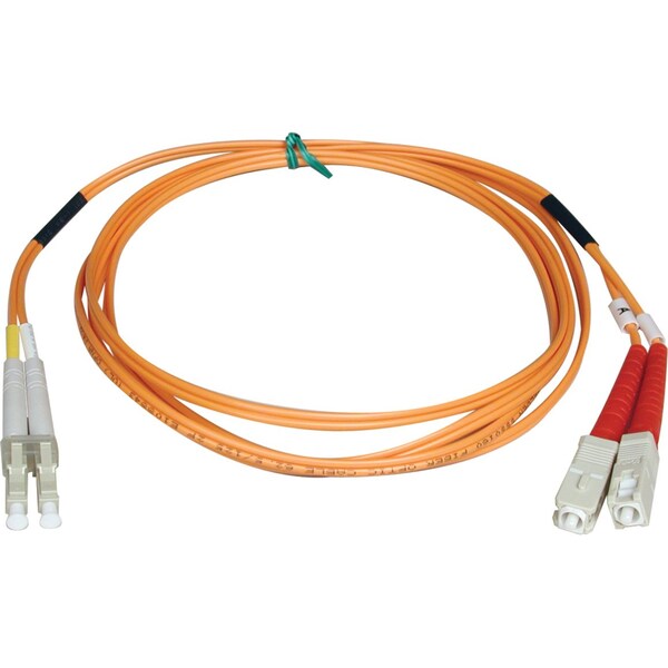 Tripp Lite Fiber Optic Cable, Dplx, MMF, 50, LC/SC, 65m - N516-20M