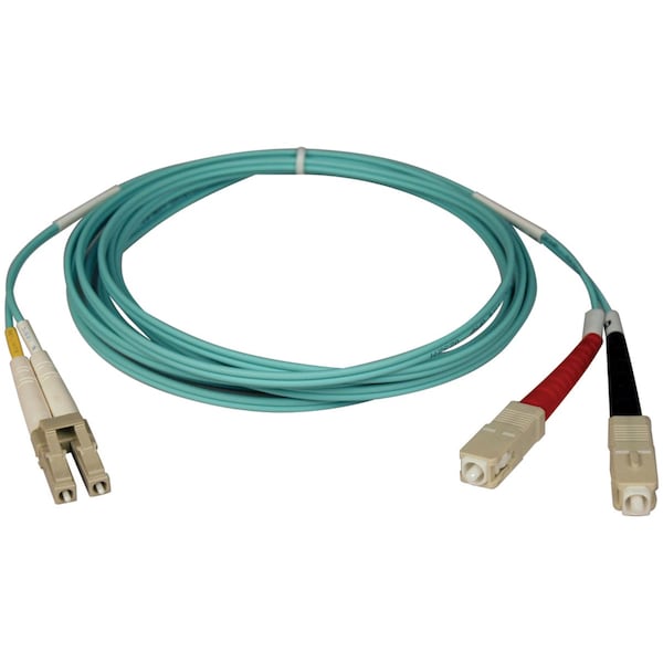 Tripp Lite Fiber Optic Cable, Dplx, MMF, 50, OM3, 10m - N816-10M