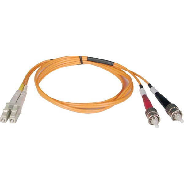 Tripp Lite Fiber Optic Cable, Dplx, MMF, 50, LC/ST, 65m - N518-20M