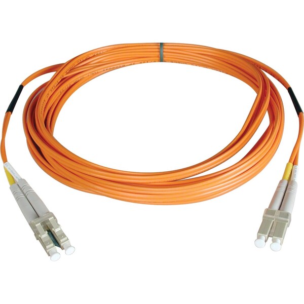 Tripp Lite Fiber Optic Cable, Dplx, MMF, 50, LC/LC, 82m - N520-25M