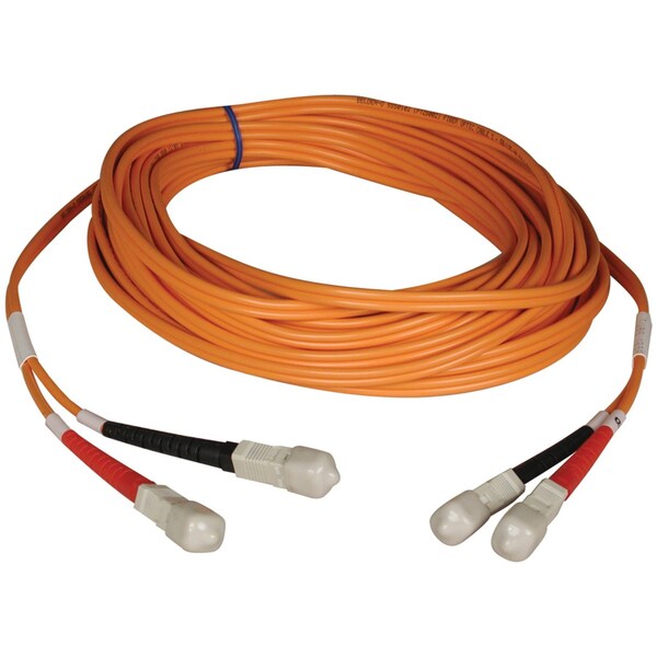Tripp Lite Fiber Optic Cable, Dplx, MMF, 50, SC/SC, 30m - N506-09M
