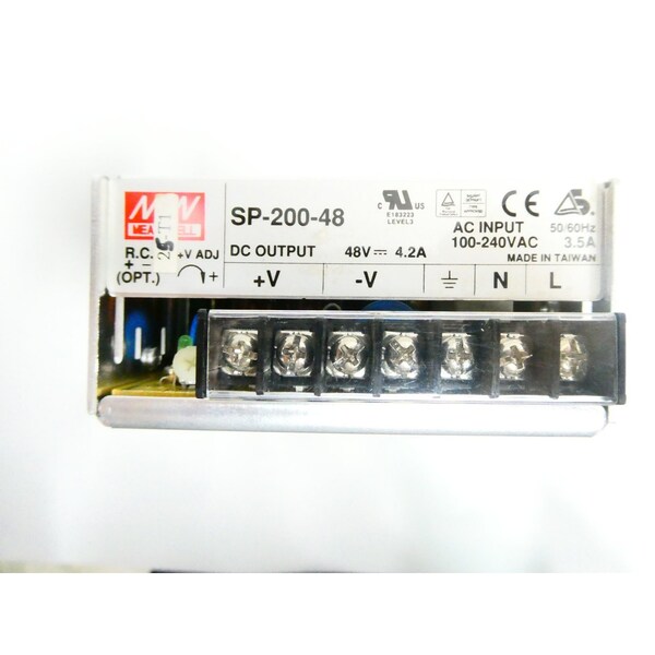 Mean Well 100-240V-AC 4.2A AMP 48V-DC AC TO DC POWER SUPPLY - SP-200-48