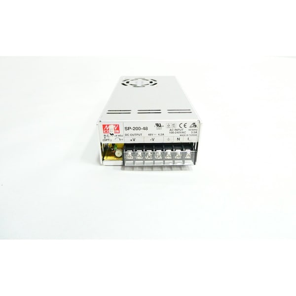 Mean Well 100-240V-AC 4.2A AMP 48V-DC AC TO DC POWER SUPPLY - SP-200-48