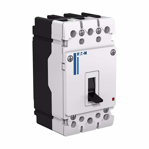 Eaton Circuit Breaker, PDG Series, 100A, 3 Pole, 600V AC, 18kA at 480V AC, A Curve - PDG13C0100TFFJ