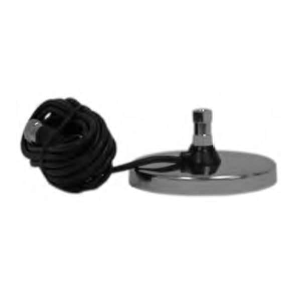Accessories Unlimited Accessories unlimited AUMAG5 5 in. Magnetic Base with 12 ft. Coax Cable - AUMAG5