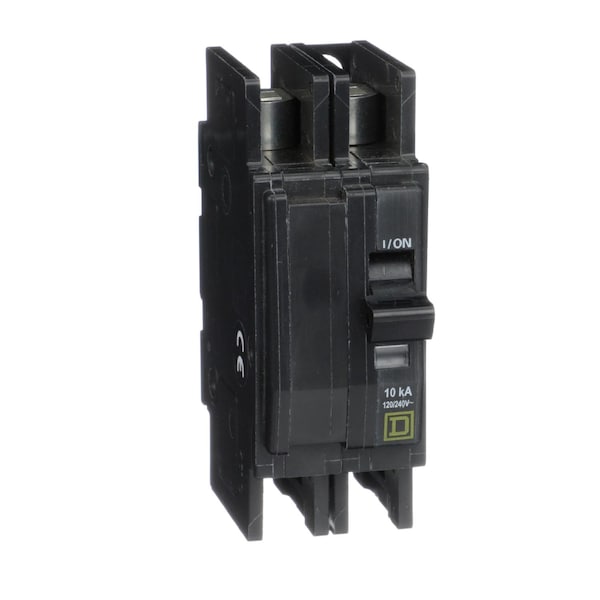 Square D Miniature Circuit Breaker, QOU Series, 40A, 2 Pole, 120/240V AC, 10kA at 120/240V AC - QOUR240