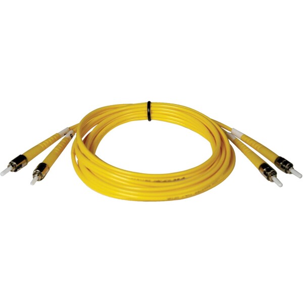 Tripp Lite Fiber Optic Cable, Dplx, SMF, 8.3, ST/ST, 2m - N352-02M