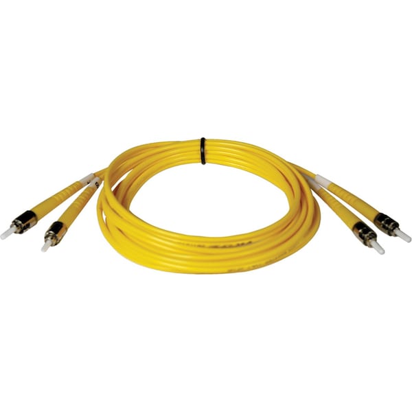 Tripp Lite Fiber Optic Cable, Dplx, SMF, 8.3, ST/ST, 5m - N352-05M