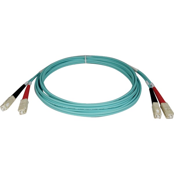 Cable de fibra óptica Tripp Lite, Dplx, MMF, 50, OM3, 1m - N806-01M