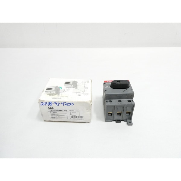 ABB 3P 80A AMP 600V-AC INTERRUPTOR DE DESCONEXIÓN NO FUSIBLE - 1SCA105798R1001