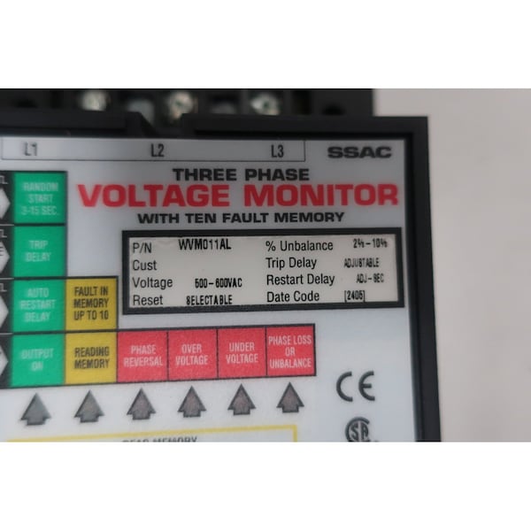 Abb Three Phase Voltage Monitor 500-600V-Ac - WVM011AL