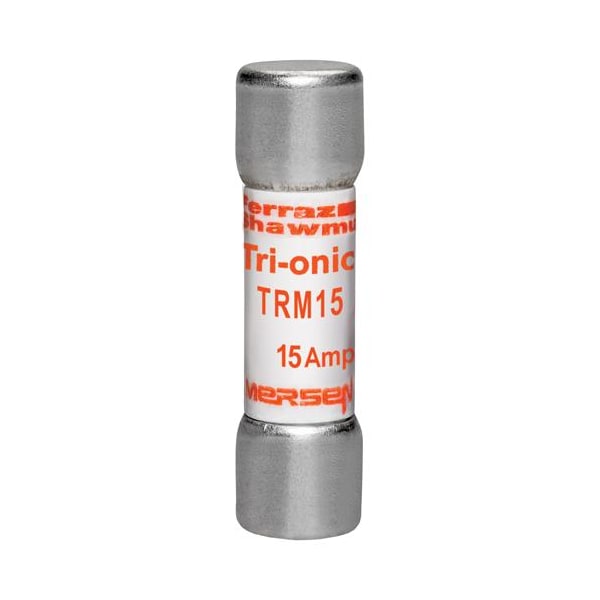 Mersen Midget Fuse, TRM Series, Time-Delay, 15A, 250V AC, 10kA - TRM15