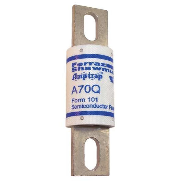 Mersen Semiconductor Fuse, A70Q Series, 100A, Fast-Acting, 700V AC, Bolt-On - A70Q100-4