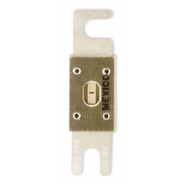 Eaton Bussmann Limiter Fuse, ANN Series, 200A, Very Fast-Acting, 125V AC, Bolt-On - ANN-200