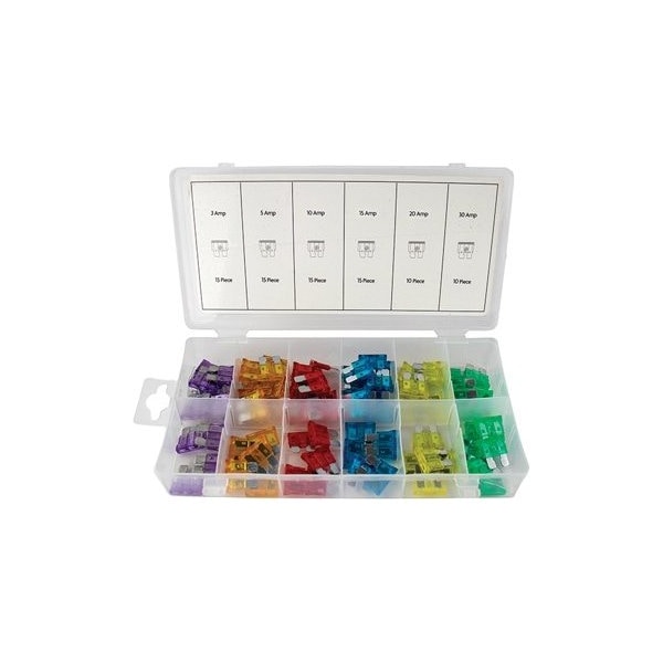 Sea Dog Automotive Fuse Kit, ATO Series, 80 Fuses Included, 3 to 30A, Not Rated - 445155-1