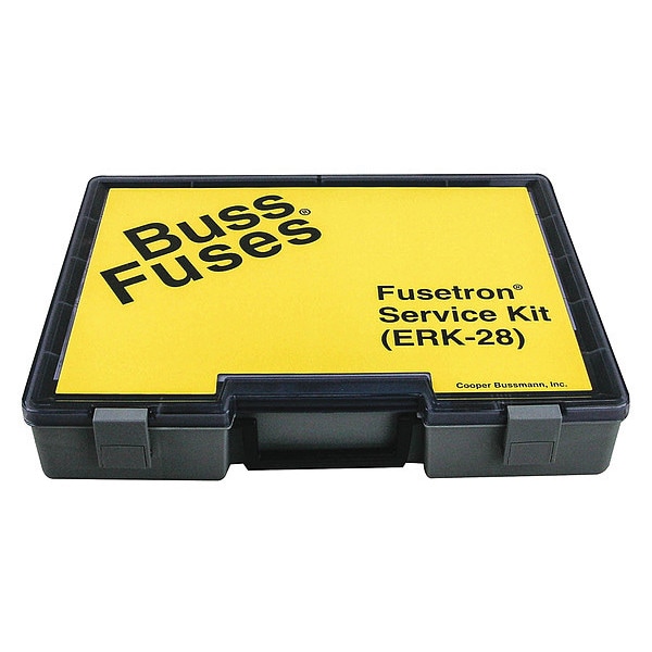 Eaton Bussmann Industrial Fuse Kit, FRN-R Series, 28 Fuses Included, RK-5 Class, 3-2/10 to 100A, 250V AC - ERK-28
