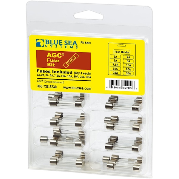 Blue Sea Systems Blue Sea 5289 AGC Fuse Kit - 41-Piece - 5289