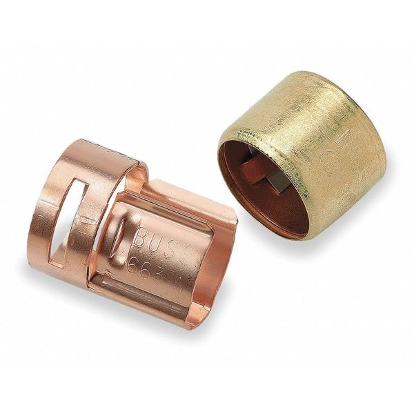 Eaton Bussmann Fuse Reducer, R Fuse Class, 60A Max. Amps, 600V AC Max. Volts, 0 to 30A Amp Range - NO.663-R