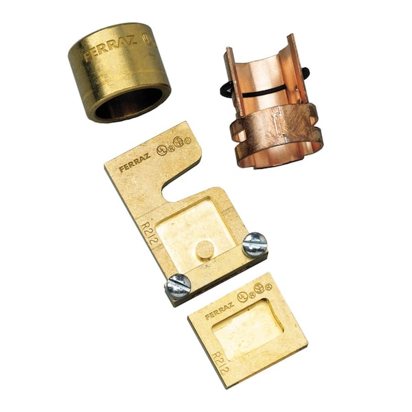 Mersen Fuse Reducer, R Fuse Class, 200A Max. Amps, 250V AC Max. Volts, 100 to 200A Amp Range - R212