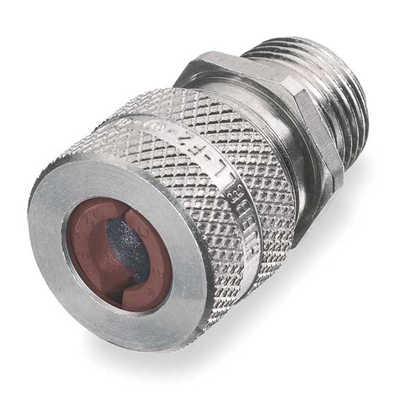 Hubbell Wiring Device-Kellems Liquid Tight Connector, 3/4 in., Brown - SHC1036